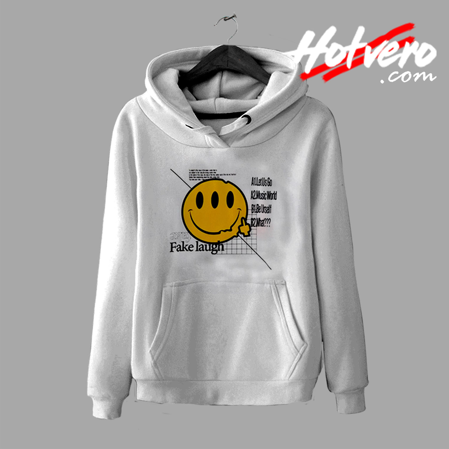 Cute Smiley Fake Laugh Hoodie