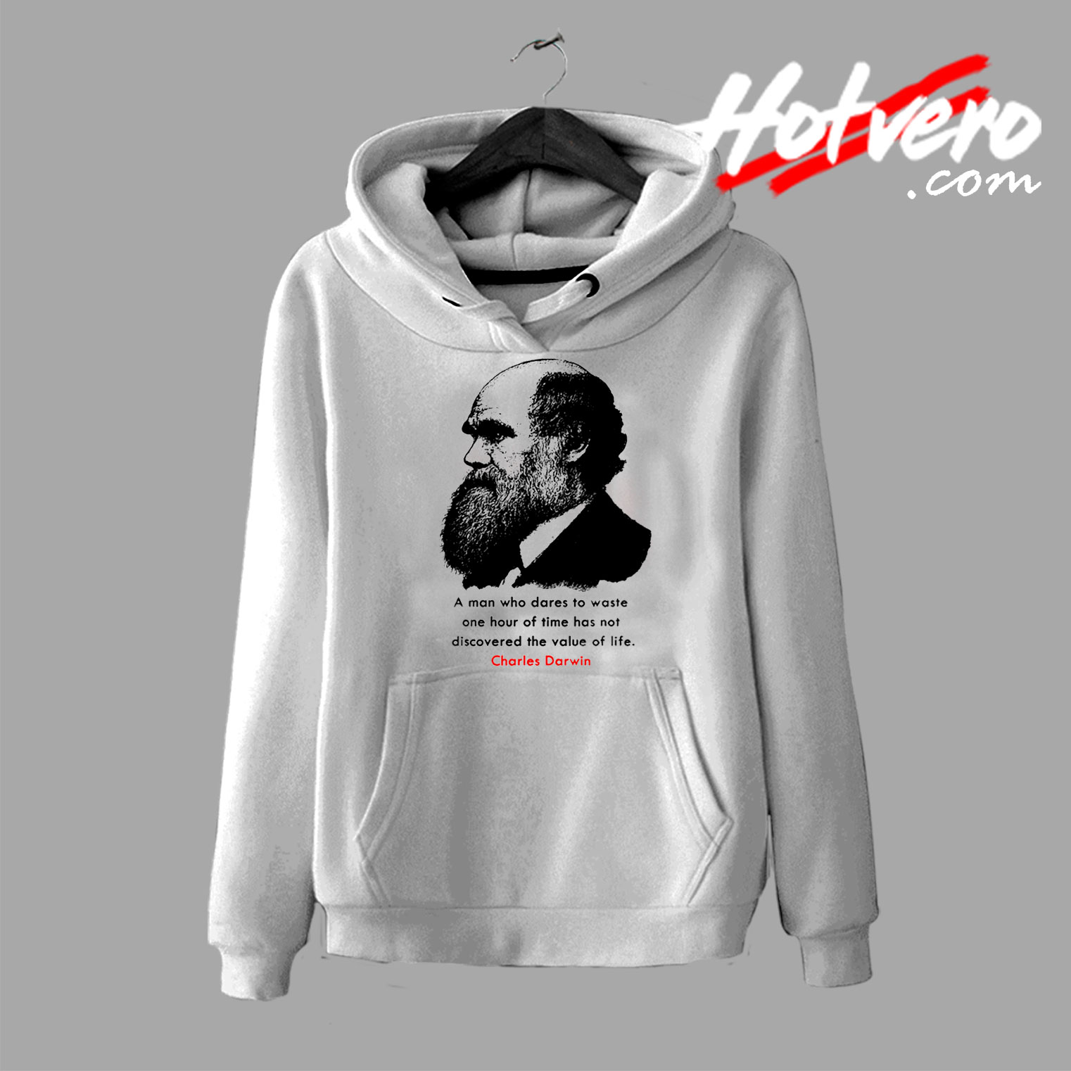 Dares to Waste Charles Darwin Hoodie