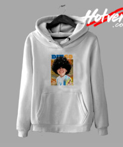 Diego Maradona Caricature Poster Hoodie
