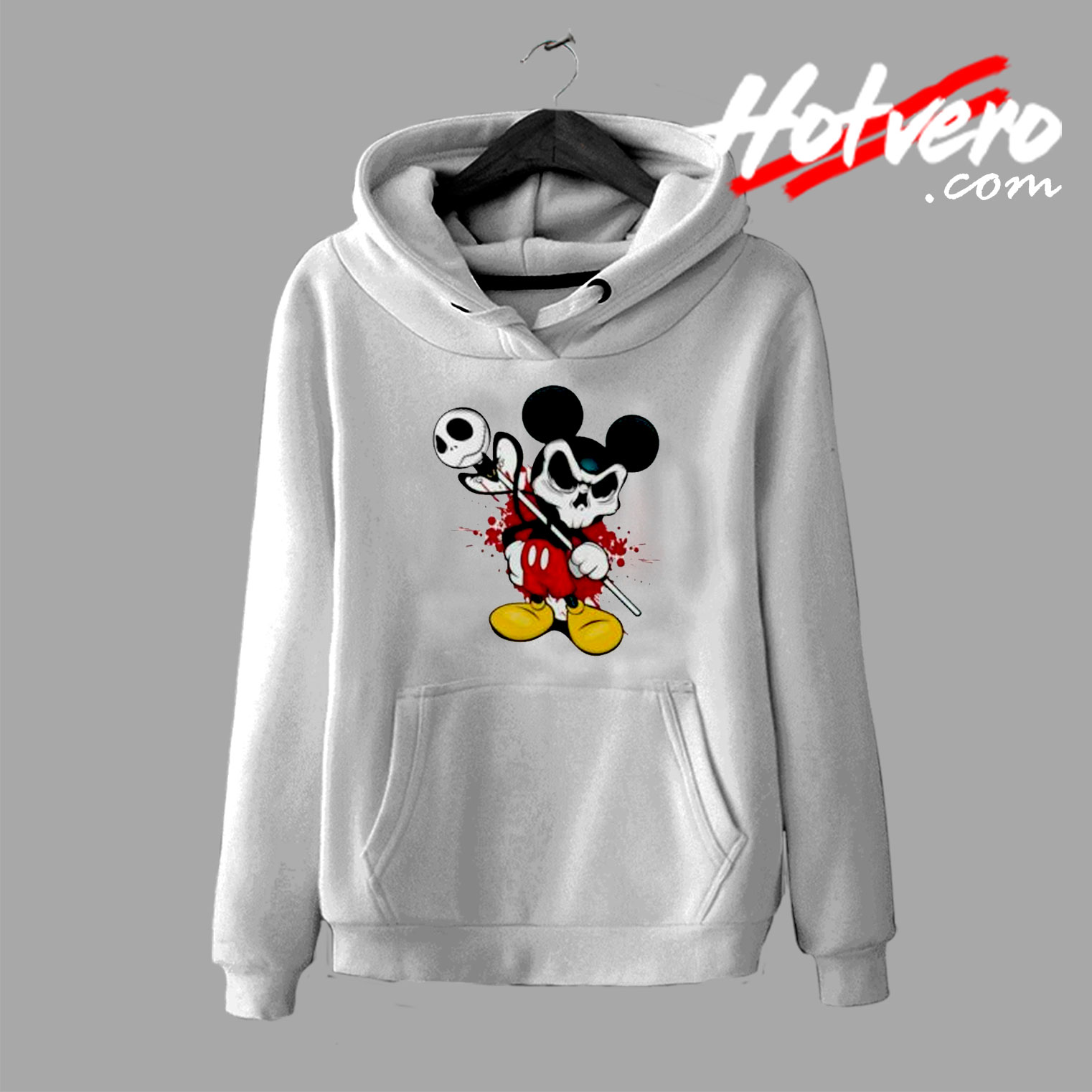 Disney Mickey Mouse Skull Cartoon Hoodie