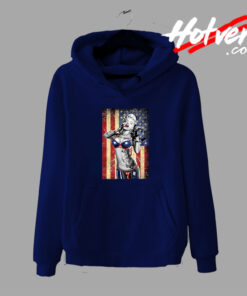 Freedom Marilyn Monroe Bikini American Flag Hoodie