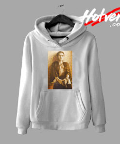 Frida Holding Gun Artwork Hoodie