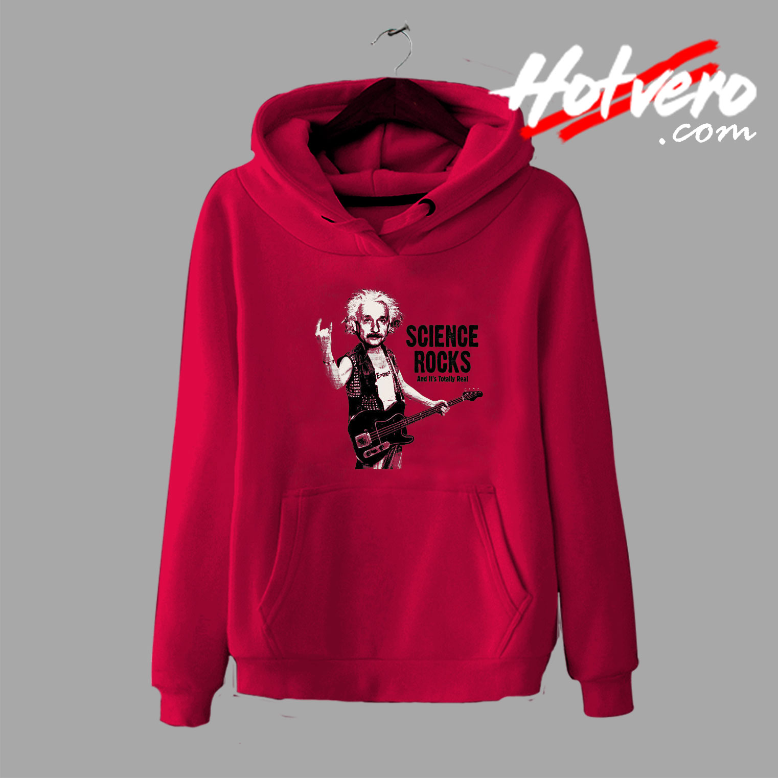 Funny Albert Einstein Science Rocks Hoodie