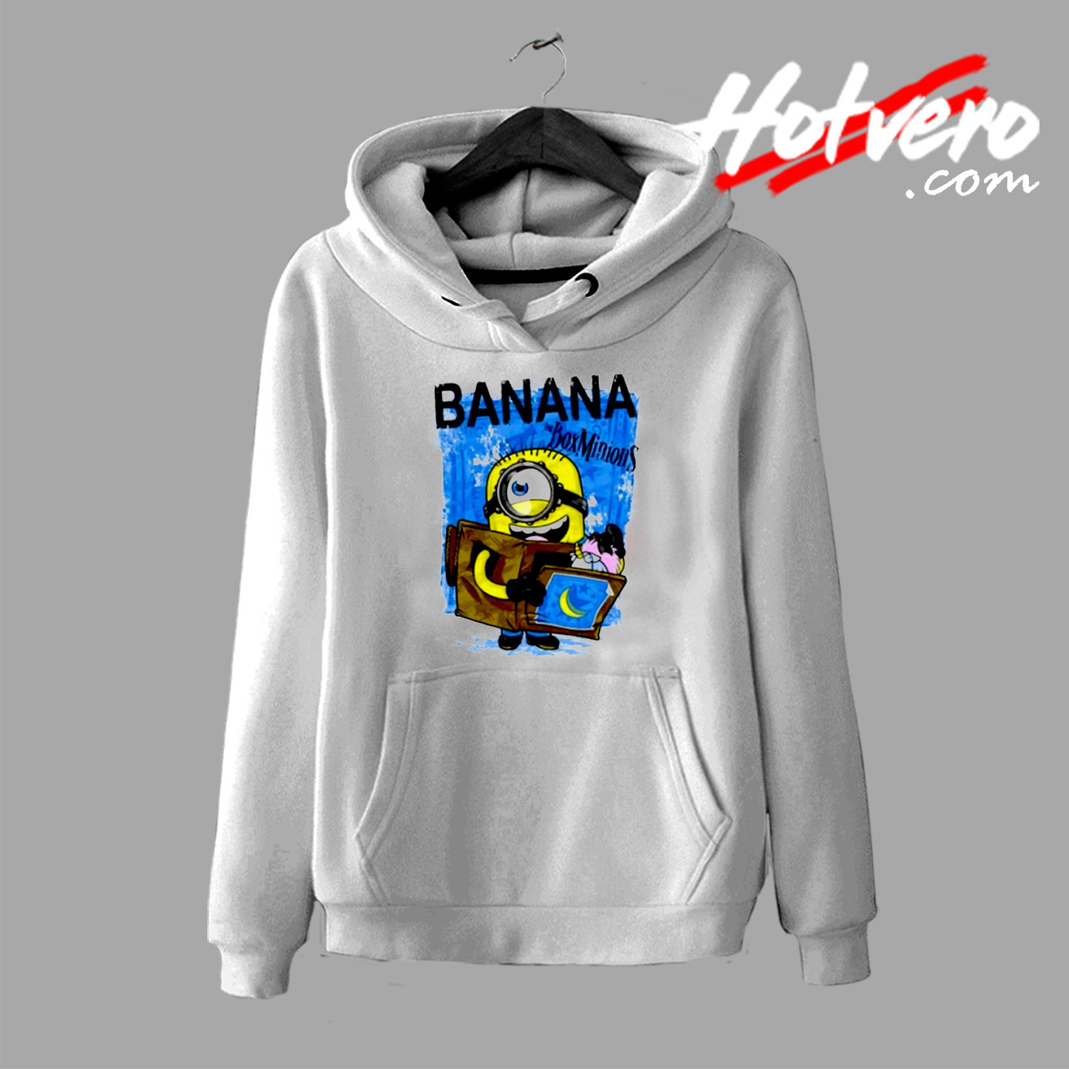 Funny Banana Box Minion Hoodie