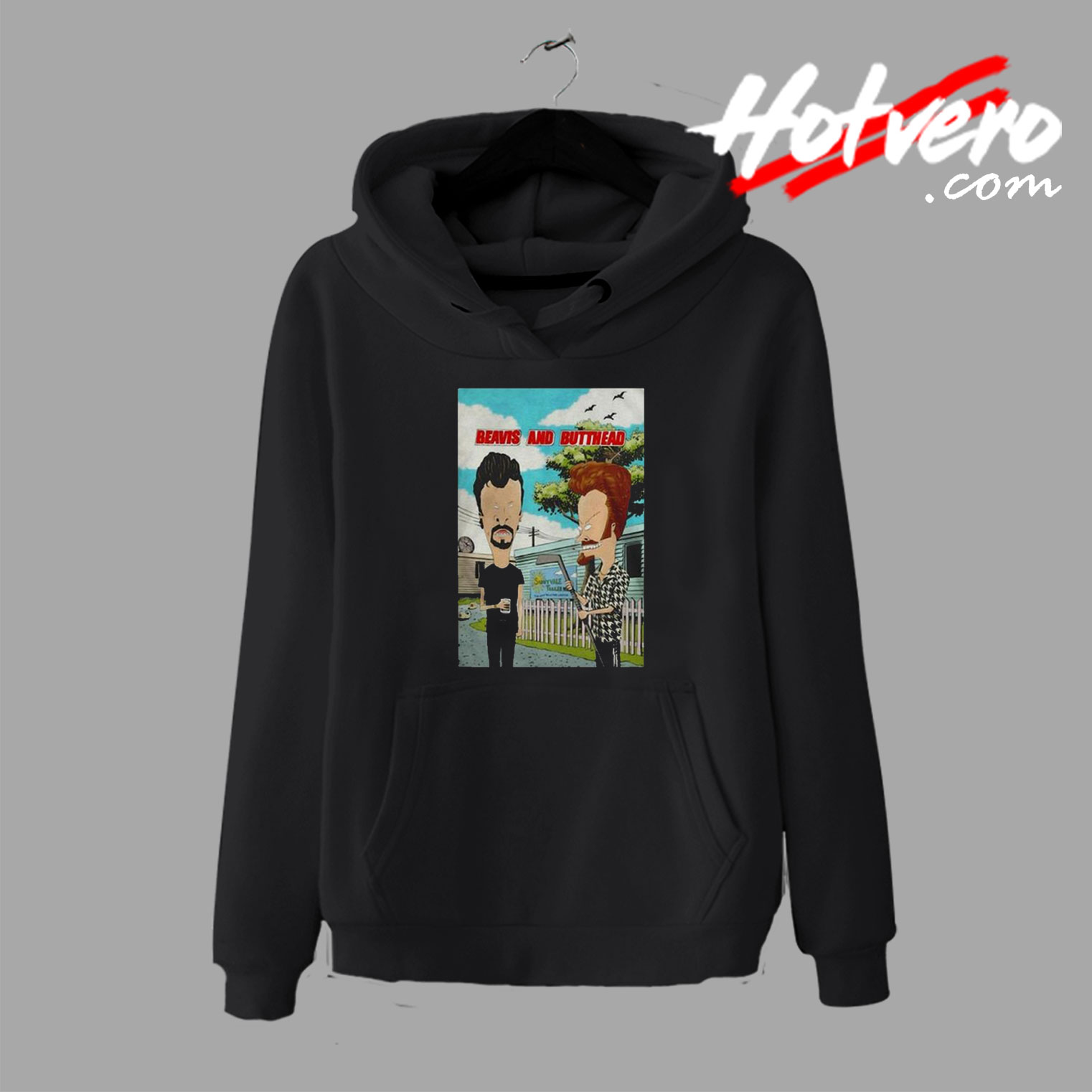 Funny Beavis And Butthead Sunnyvale Poster Hoodie