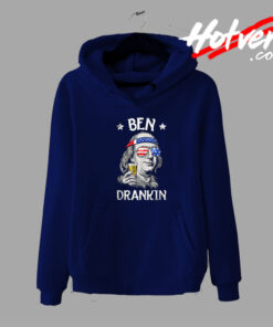 Funny Benjamin Franklin Drinking Hoodie