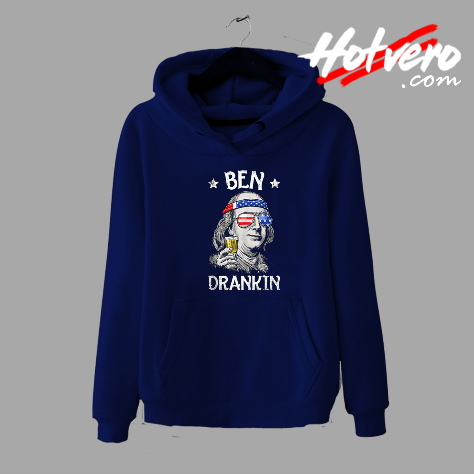 Funny Benjamin Franklin Drinking Hoodie