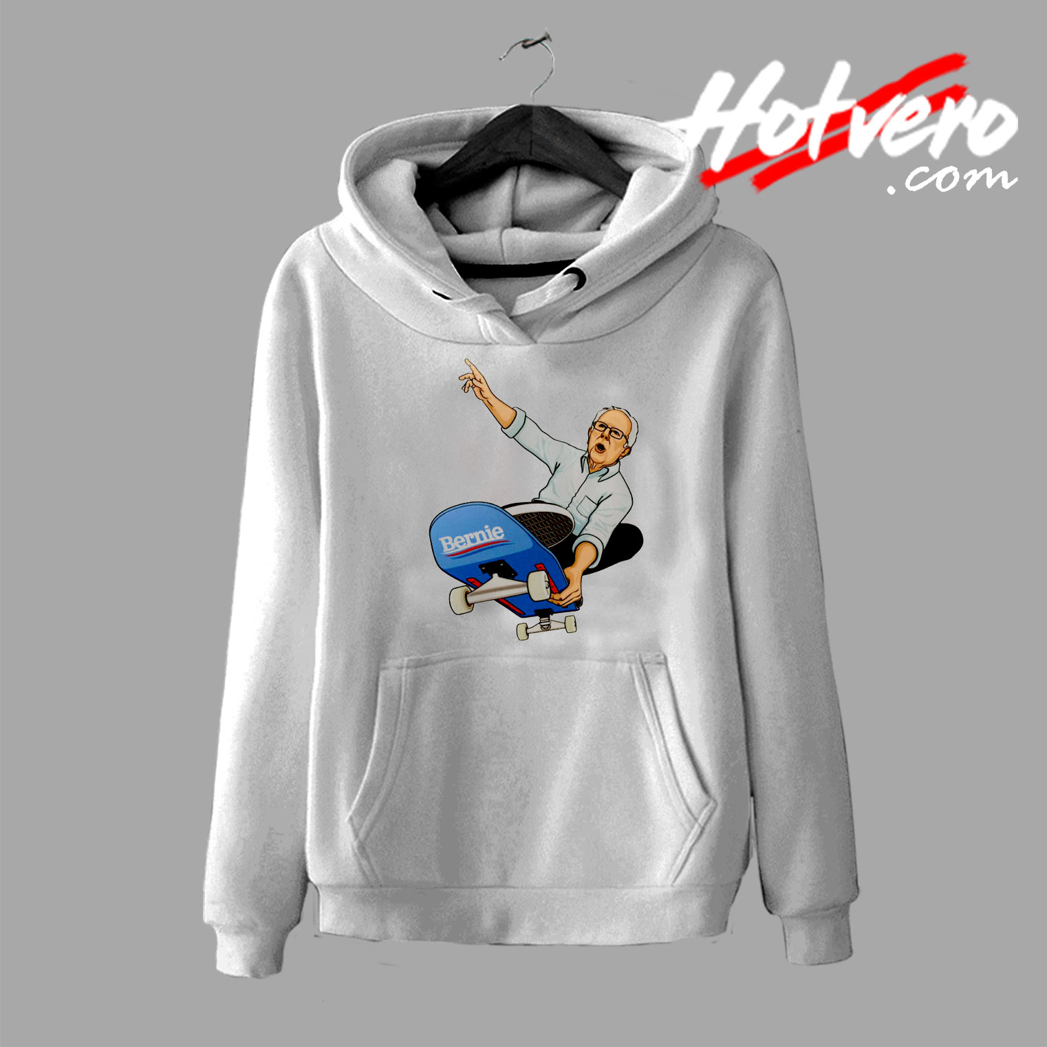 Funny Bernie Sanders Skateboard Hoodie