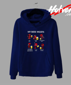 Funny Deadpool My Beer Moods Hoodie
