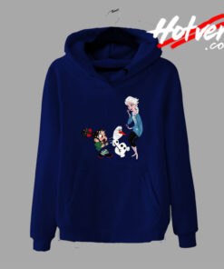 Funny Elsa And Olaf Disney Hoodie