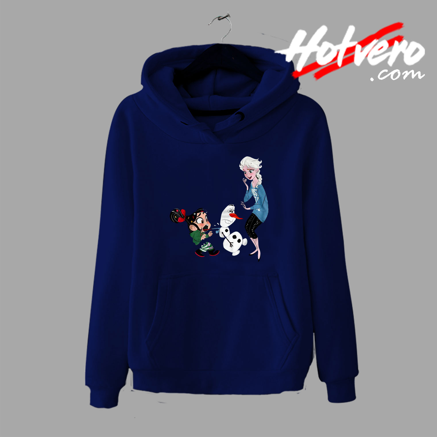 Funny Elsa And Olaf Disney Hoodie
