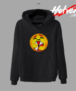 Funny Emoticon Hug Umbrella Graphic Hoodie