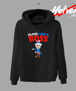 Funny Floss Like A Boss Uncle Sam Hoodie