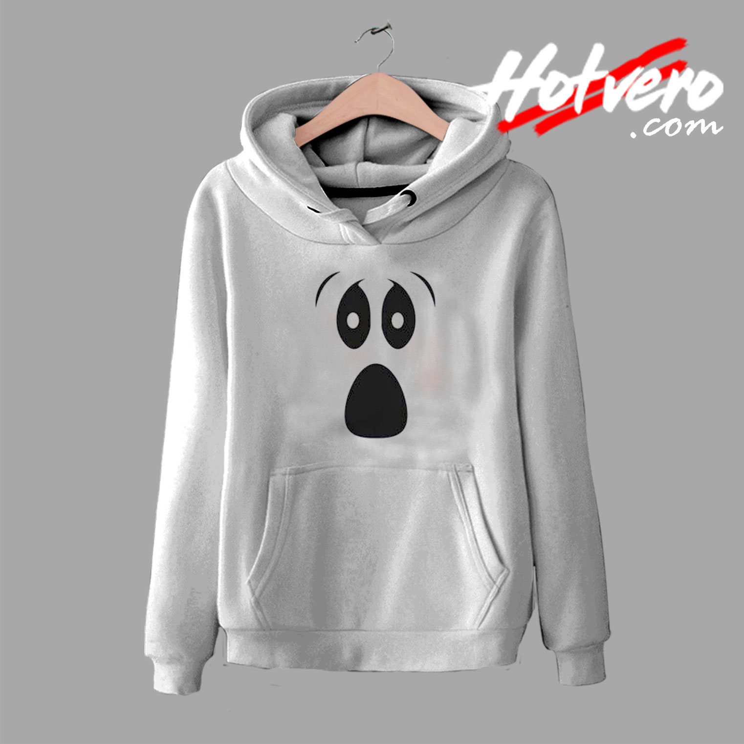 Funny Ghoul Face Halloween Ghost Costume Hoodie