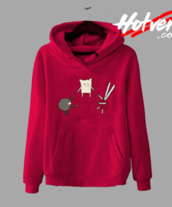 Funny Mexican Standoff Rock Paper Hoodie