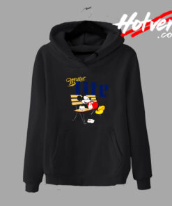 Funny Mickey Mouse x Miller Lite Hoodie