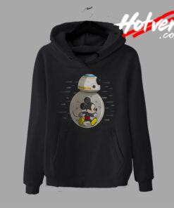 Funny Mickey Run in BB 8 Star Wars Hoodie