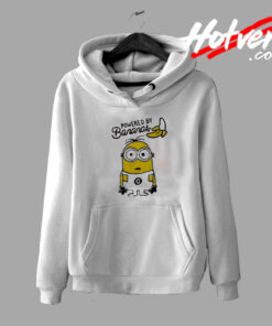 Funny Minions Banana Powered Graphic Hoodie