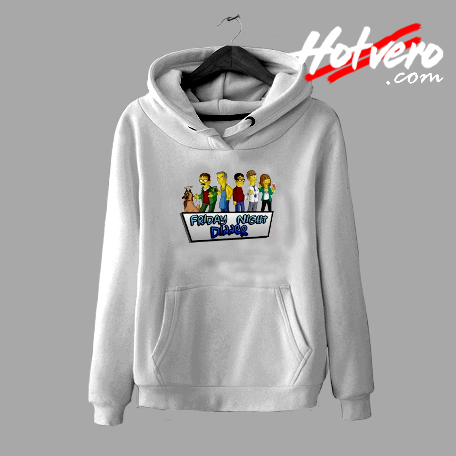 Funny Parody The Simpsons Friday Night Dinner Hoodie