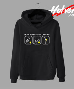 Funny Pick Up Chicks Easter Hoodie