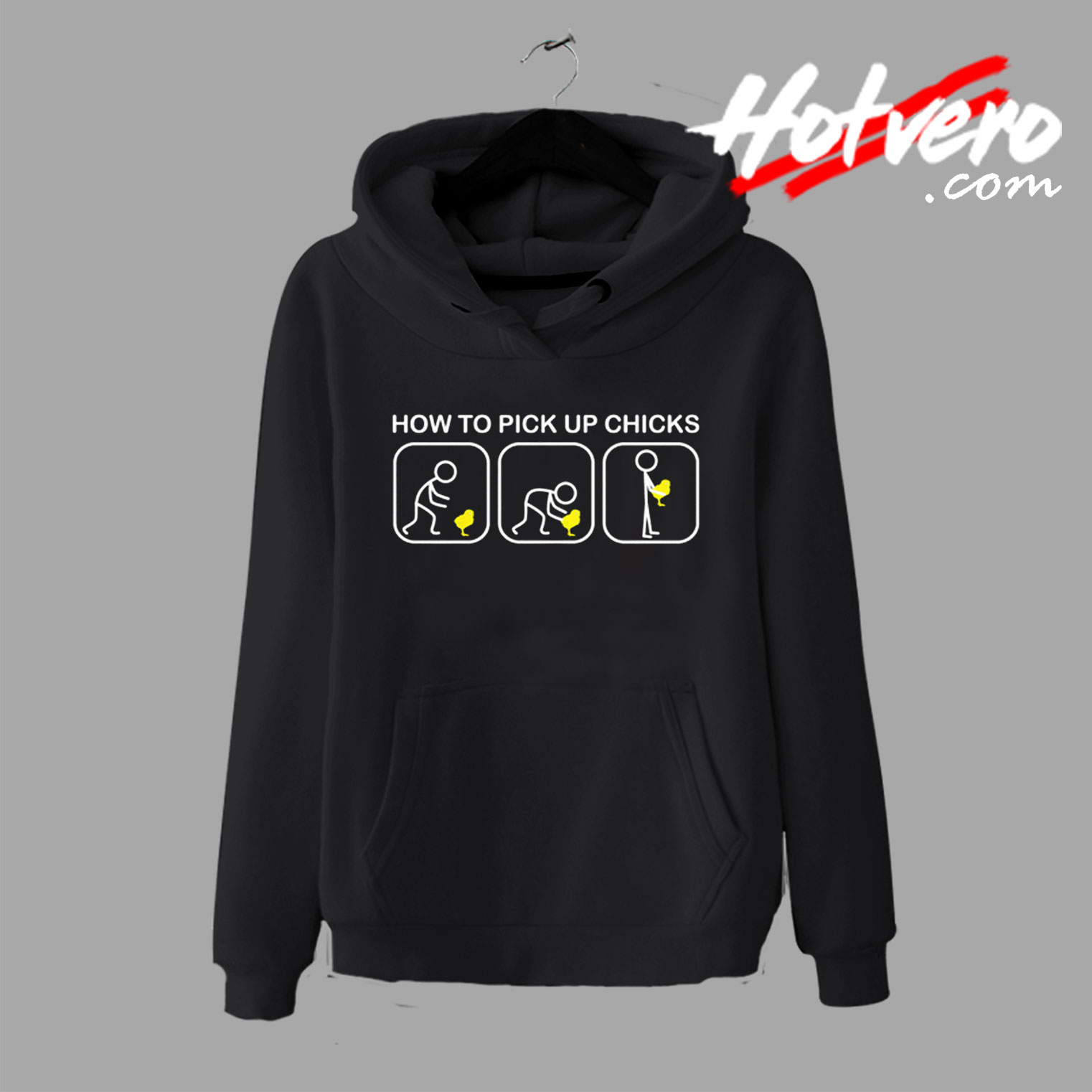 Funny Pick Up Chicks Easter Hoodie