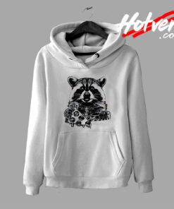 Funny Raccoon Beer National Pizza Day Hoodie