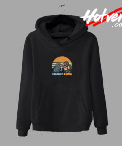 Godzilla Vs Kong Retro Graphic Hoodie