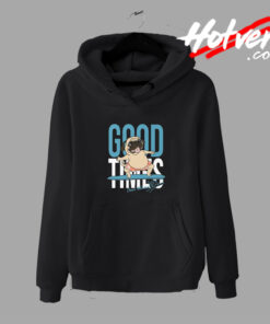Good Time Pug Surfing Hoodie