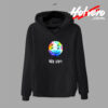 Good Vibes Smiling Graphic Hoodie