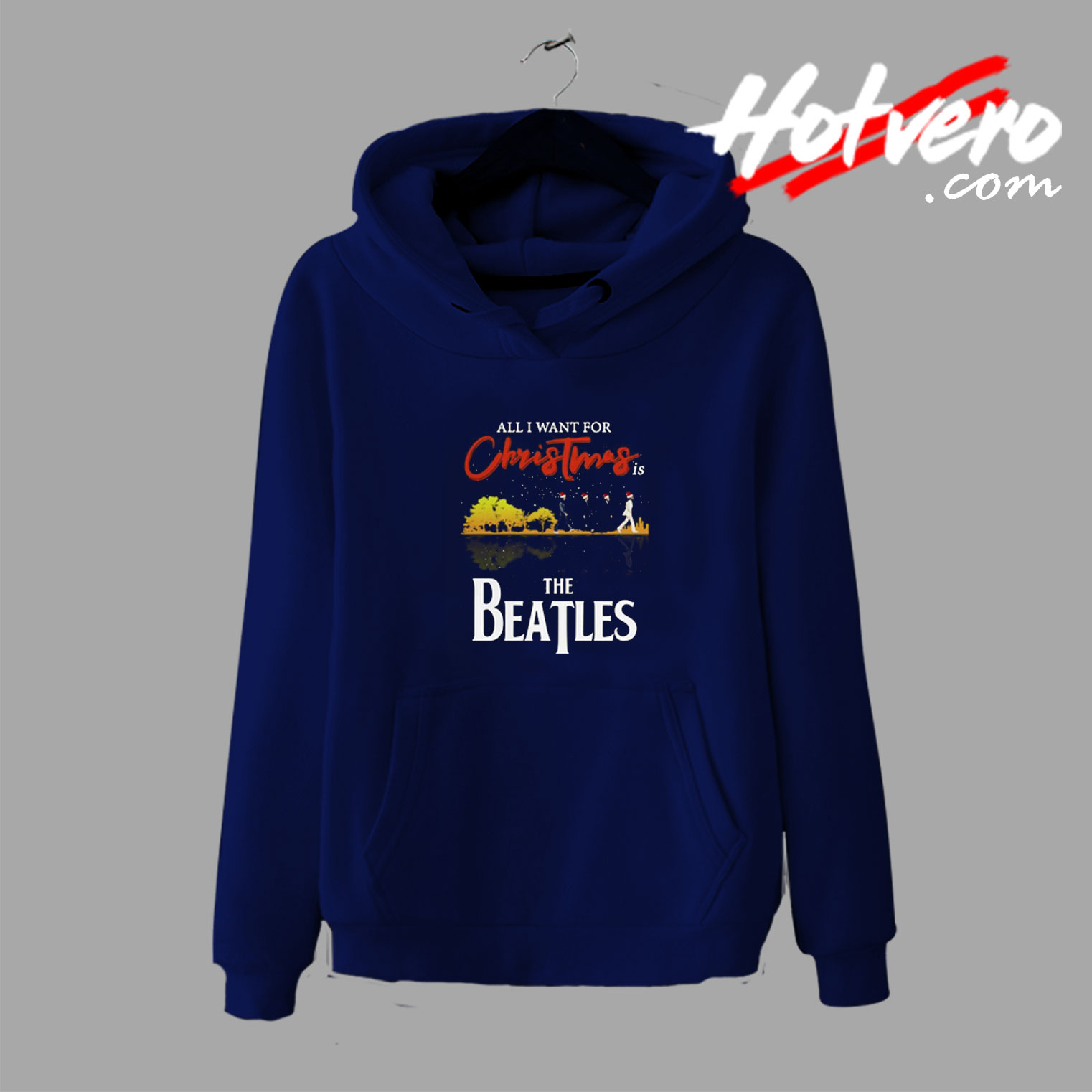 Guitar Lake The Beatles Christmas Hoodie