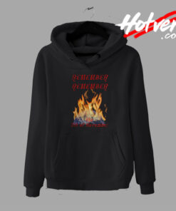Guy Fawkes Remember Of November Hoodie