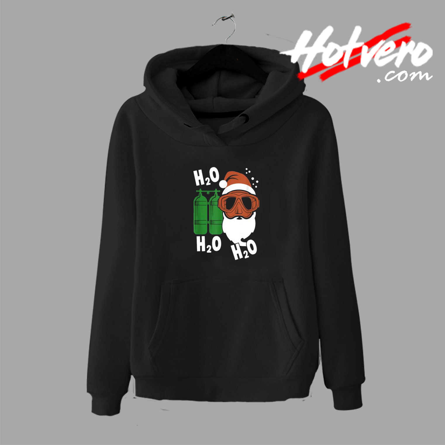H2o H2o H2o Santa Merry Christmas Hoodie