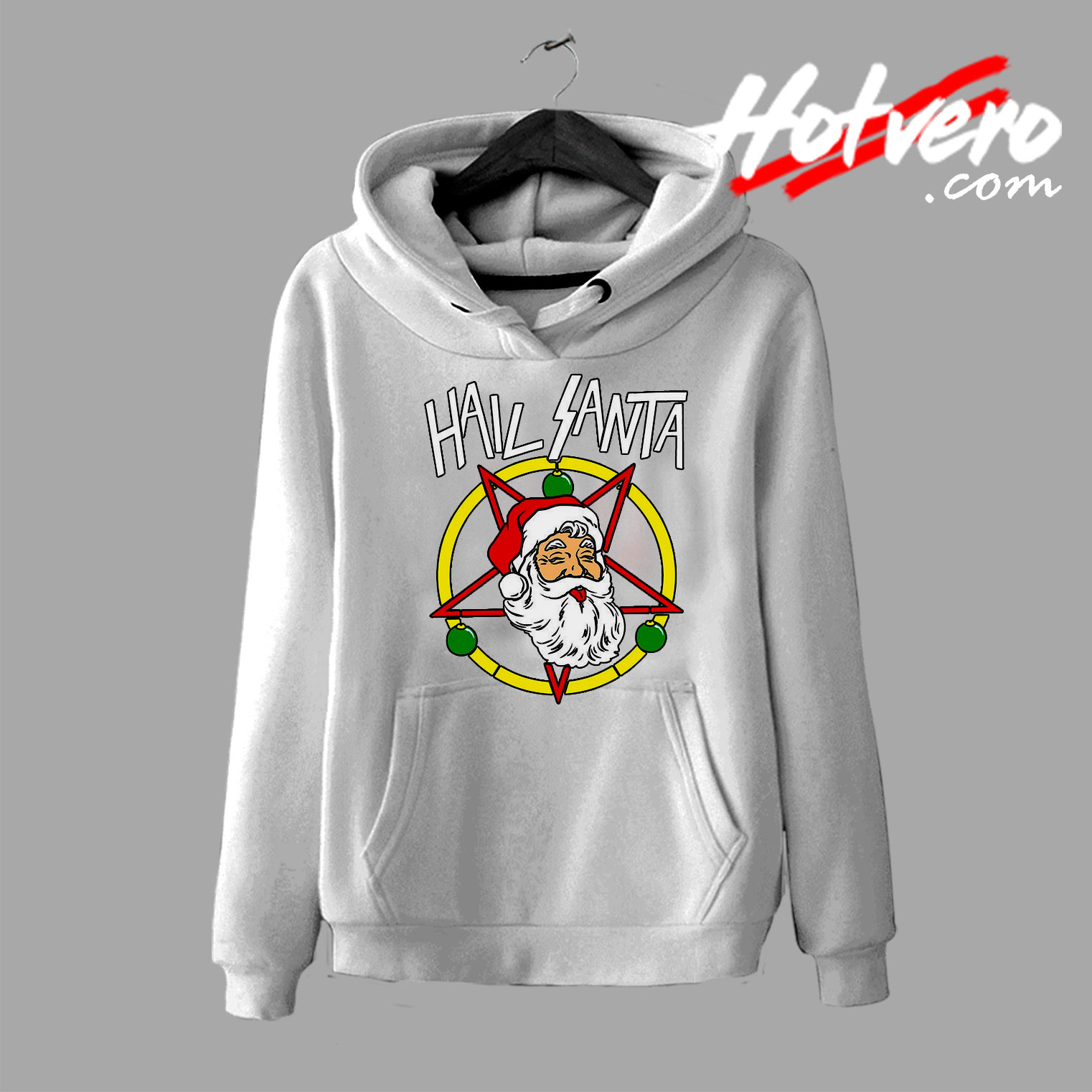 Hail Santa Metal Parody Christmas Hoodie