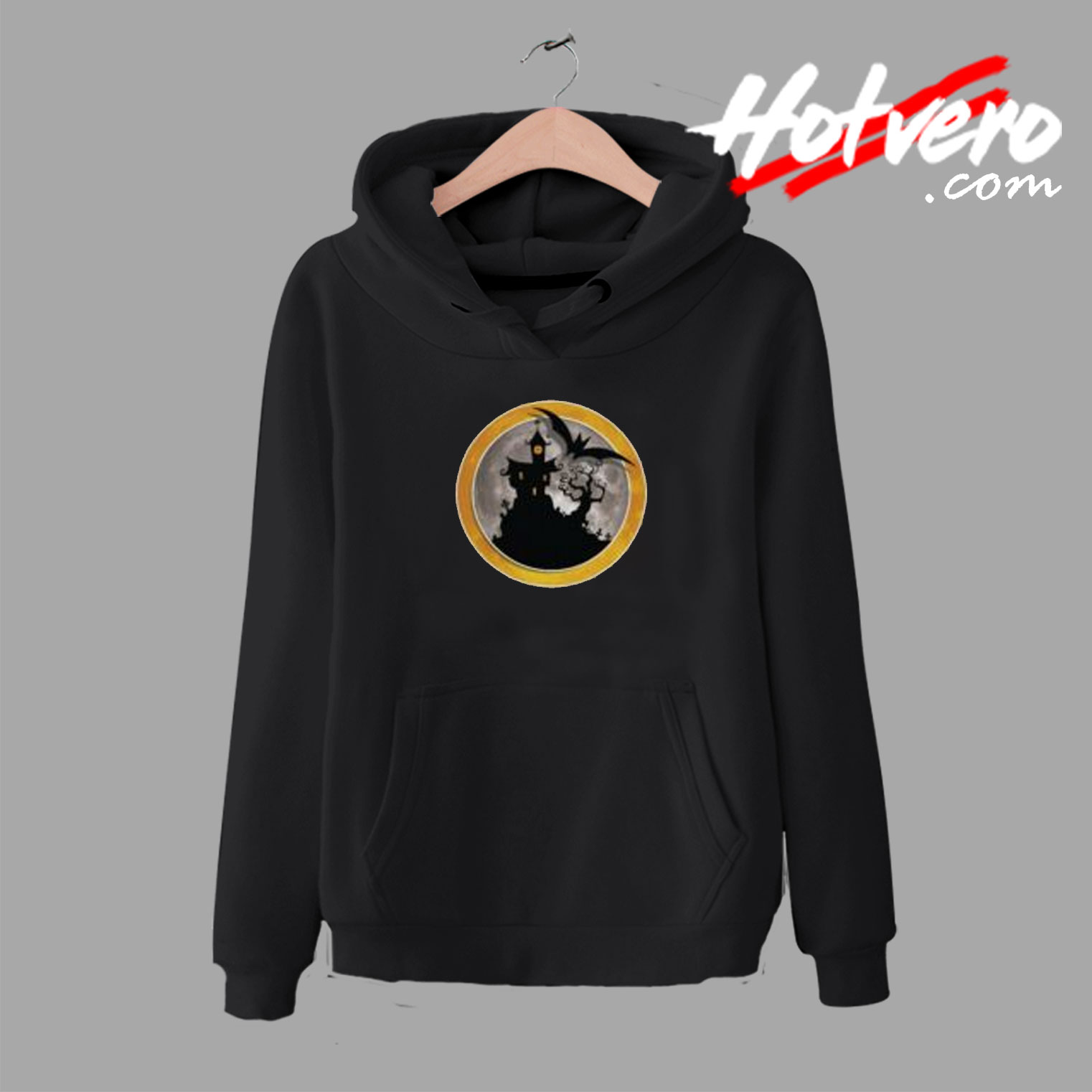 Halloween Creepy Haunted House Hoodie