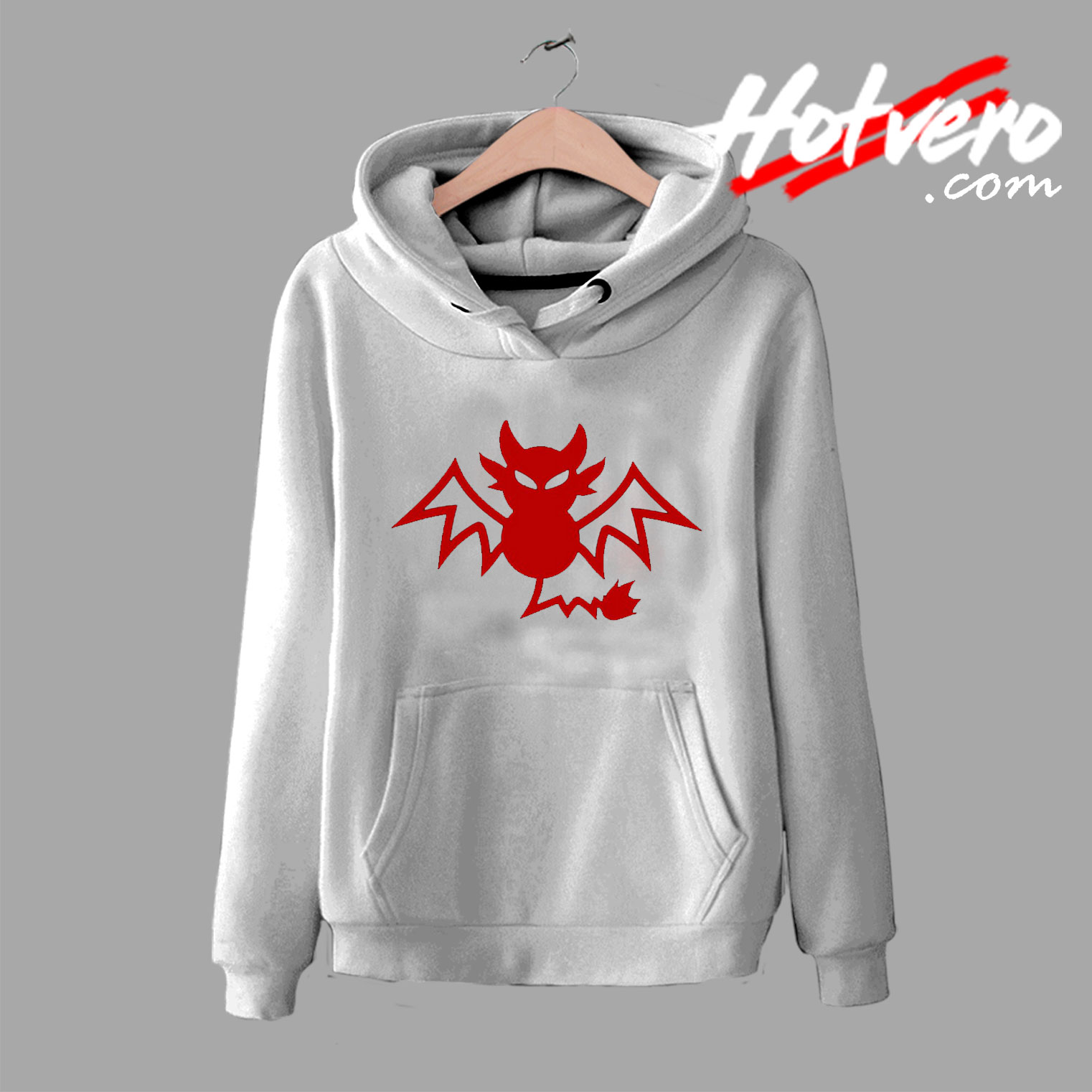 Halloween Red Bat Hoodie