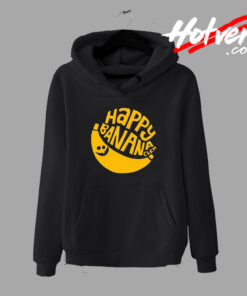 Happy Banana Smile Graphic Hoodie