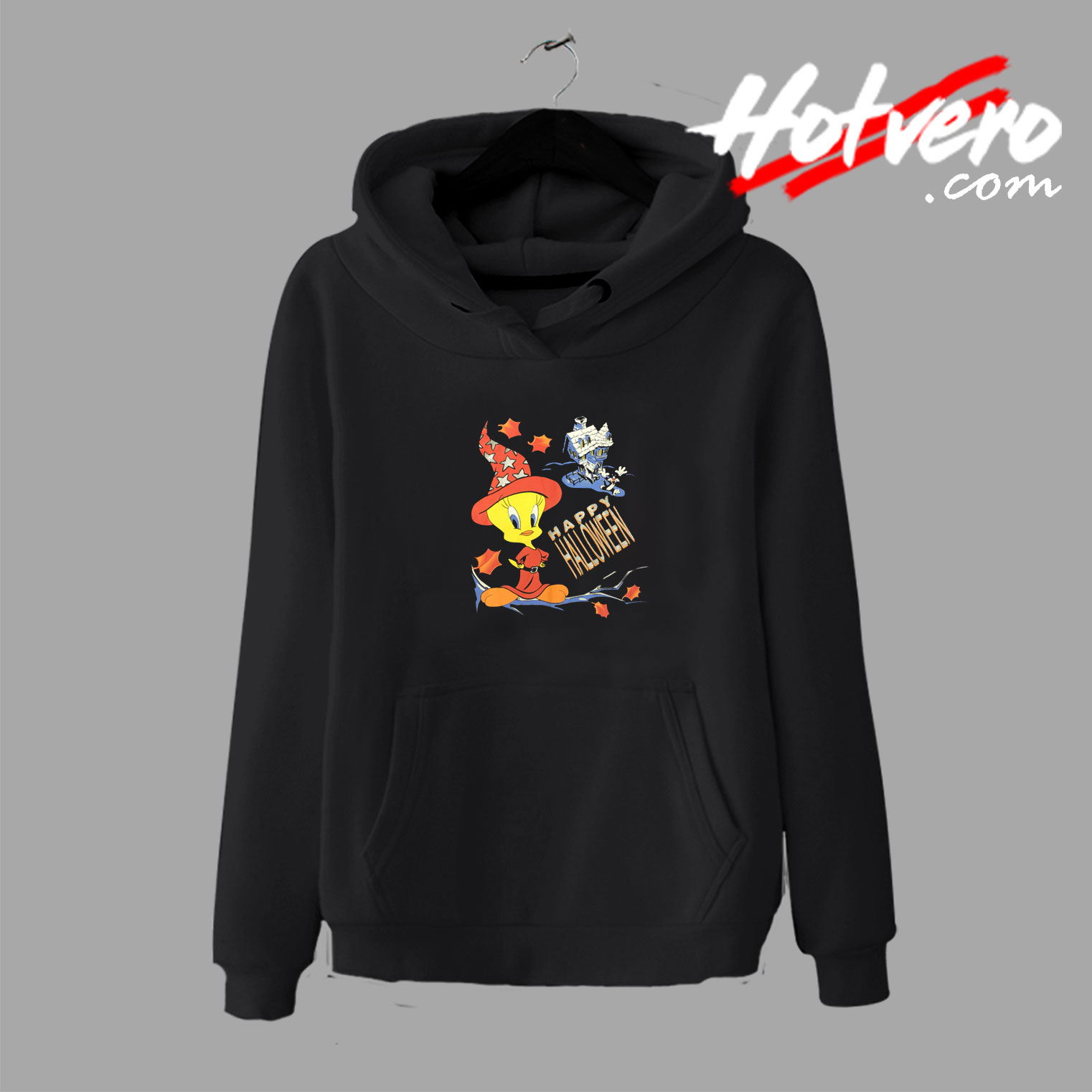 Happy Halloween Tweety Bird Graphic Hoodie