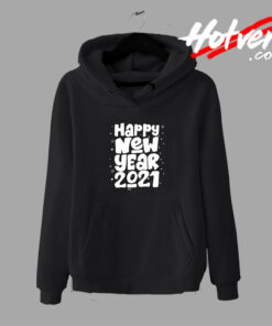 Happy New Year 2021 Star Graphic Hoodie