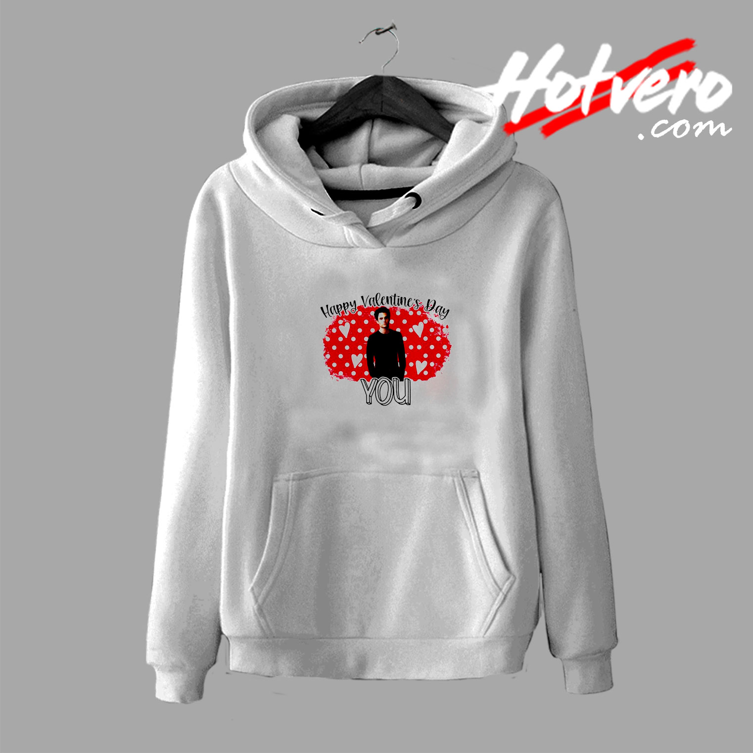 Happy Valentines Day You Vintage Style Hoodie
