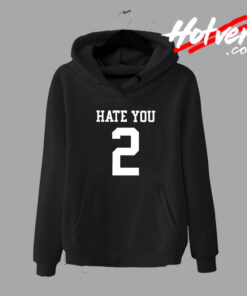 Hate You 2 Lover Hater Meme Hoodie