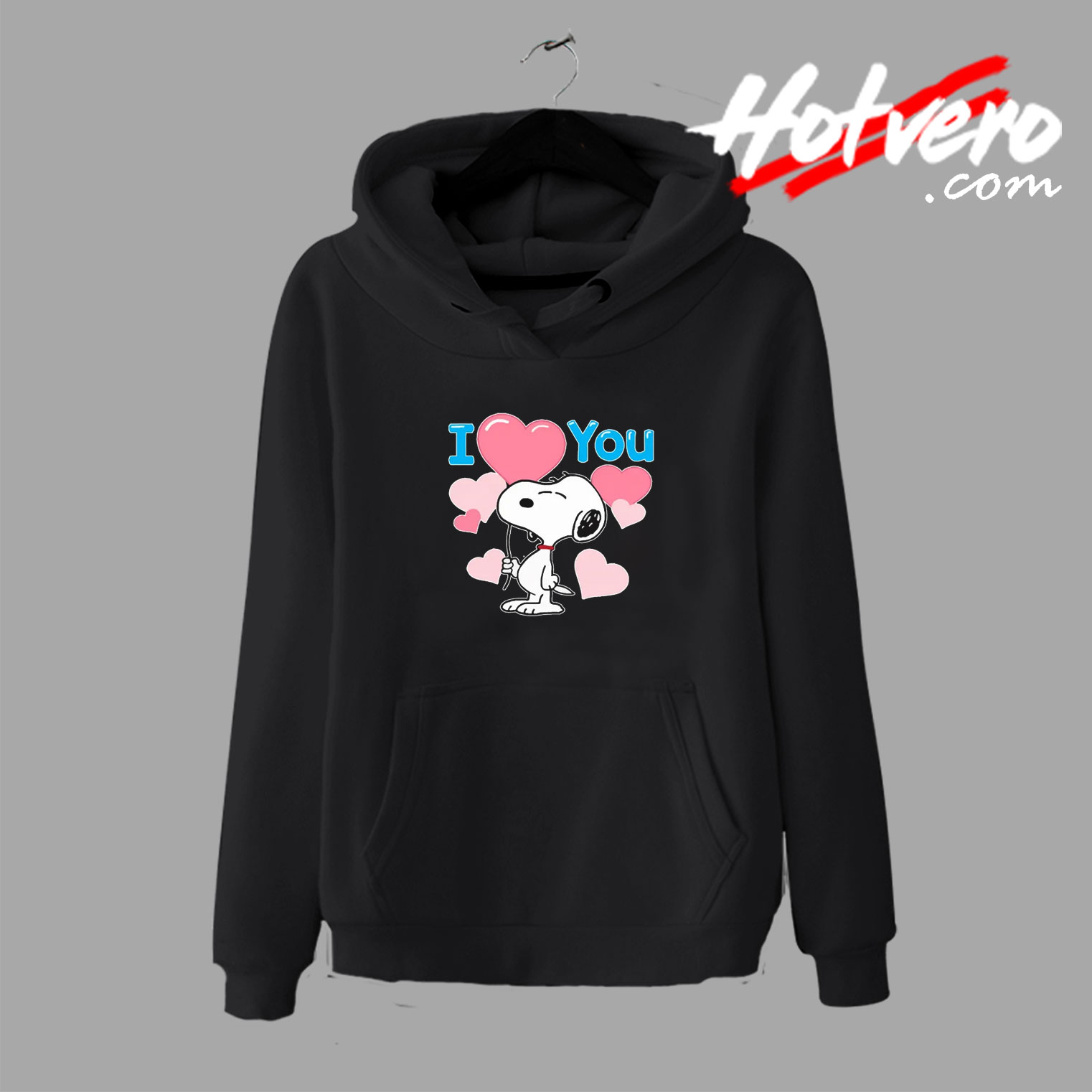 Heart Balloons Valentine Snoopy Vintage Style Hoodie