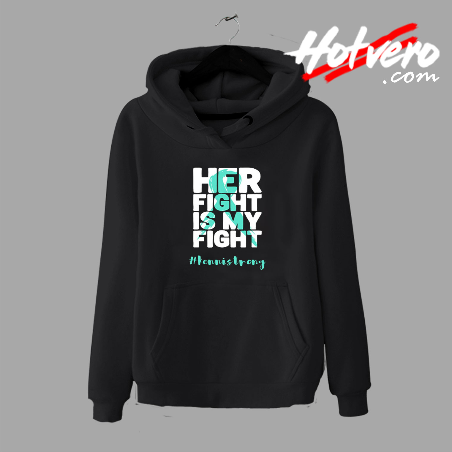 Her Fight Is My Fight Autism Quote Hoodie