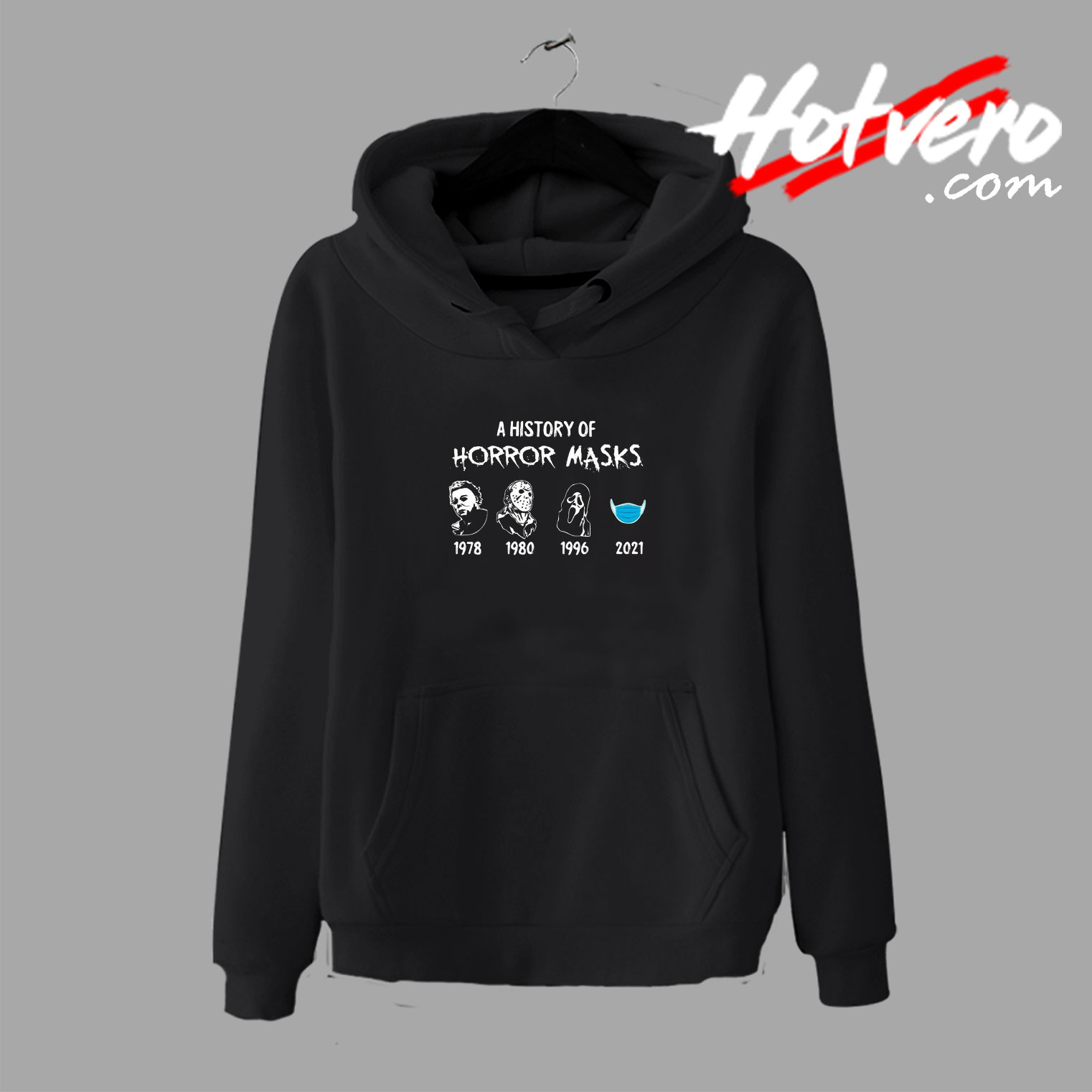 Horror Masks Halloween Graphic Hoodie