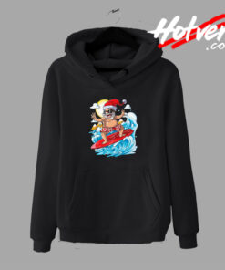Hot Santa Hawaiian Surfing Hoodie