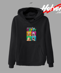 How To Be Truly Happy Dog Graphic Hoodie