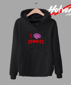 I Love Zombies cheap hoodie