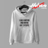 I like hunting Text Hoodie