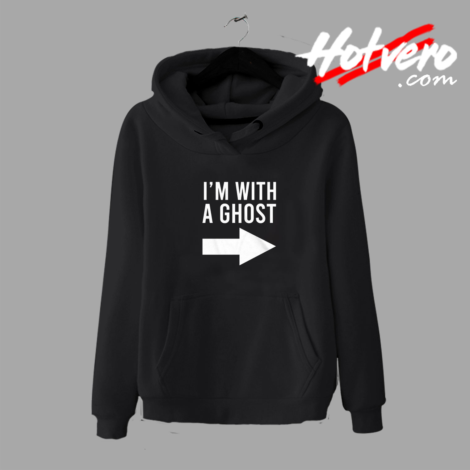 Im With A Ghost Halloween Day Hoodie