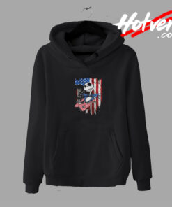 Jack Skellington American Flag Independence Day Hoodie