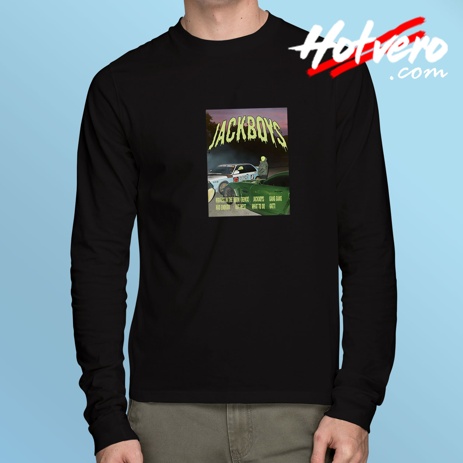 Jackboys and Travis Scott Long Sleeve Tee